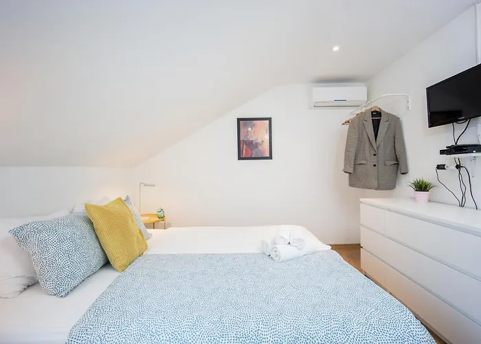 公寓 Top-floor In Center *