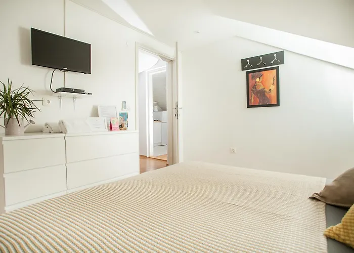 公寓 Top-floor In Center *